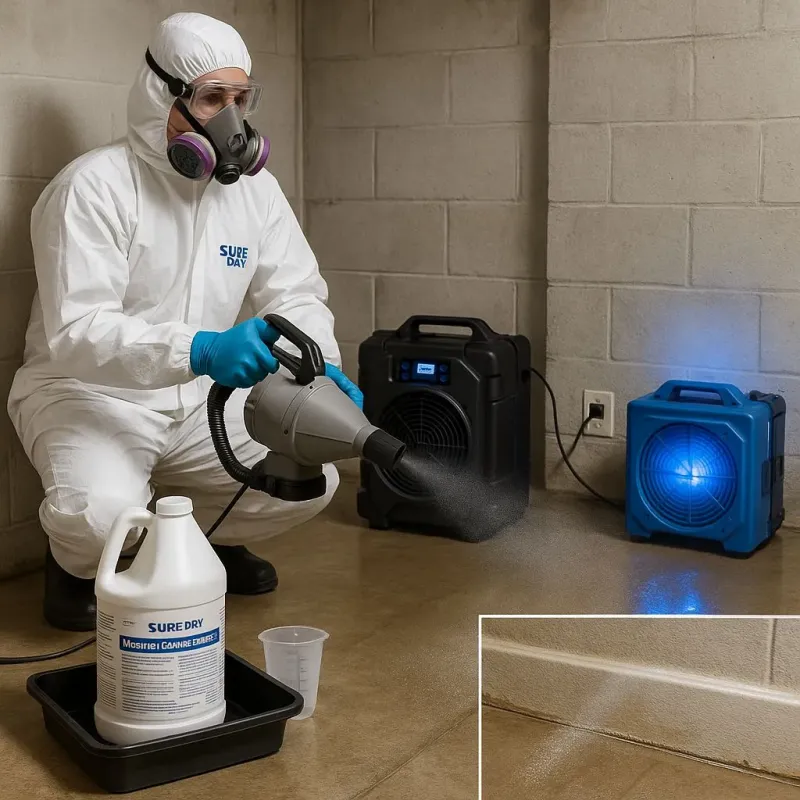 Sanitization and Odor Removal process in Robins Air Force Base, GA